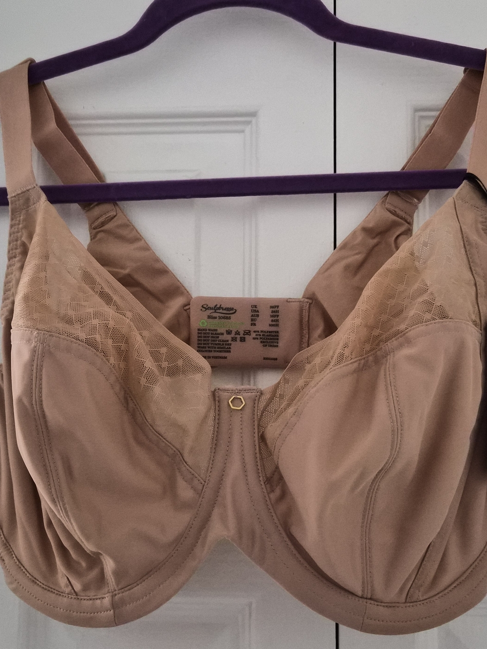 Softplus Nude Full Coverage Support Bra by